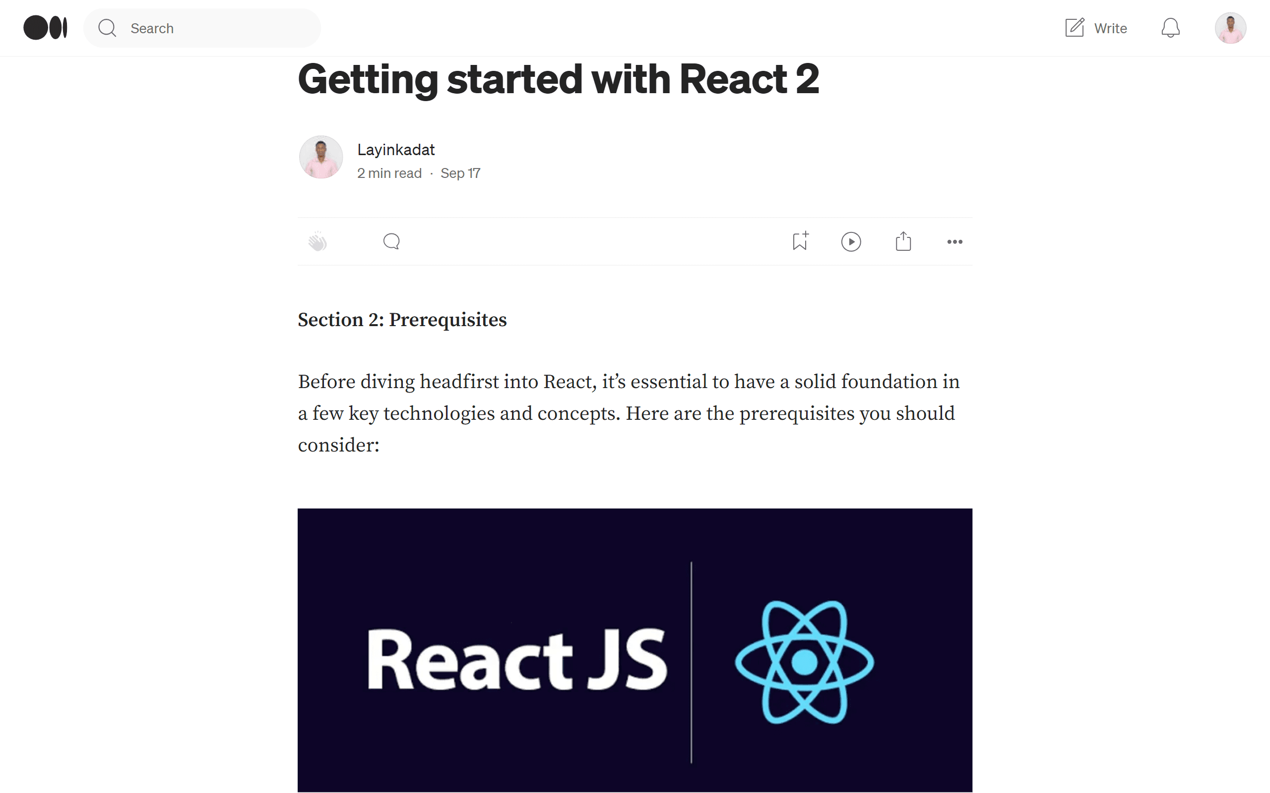 Getting started with React 2